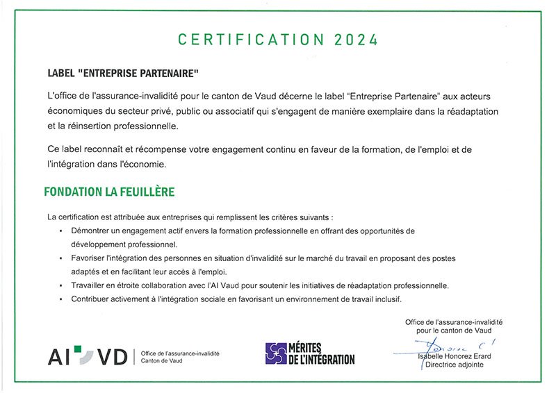 Entreprise Partenaire AI